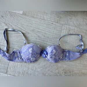 H&M Lilac Lace balconette bra. 34A